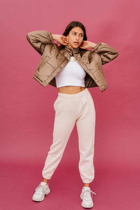 SoHo Puffer// Chocolate